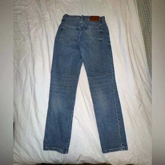 Lucky Brand Women's Straight Leg Blue Jeans - Picture 6 of 6